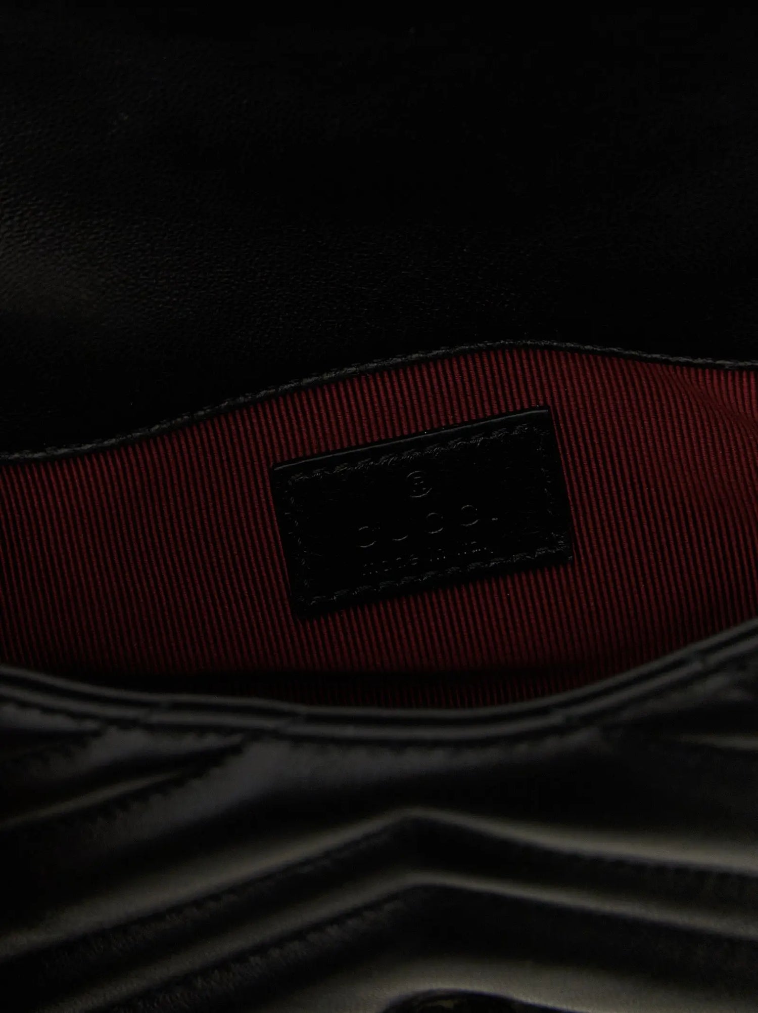 Gucci Black Lamb Leather Shoulder Bag Gucci