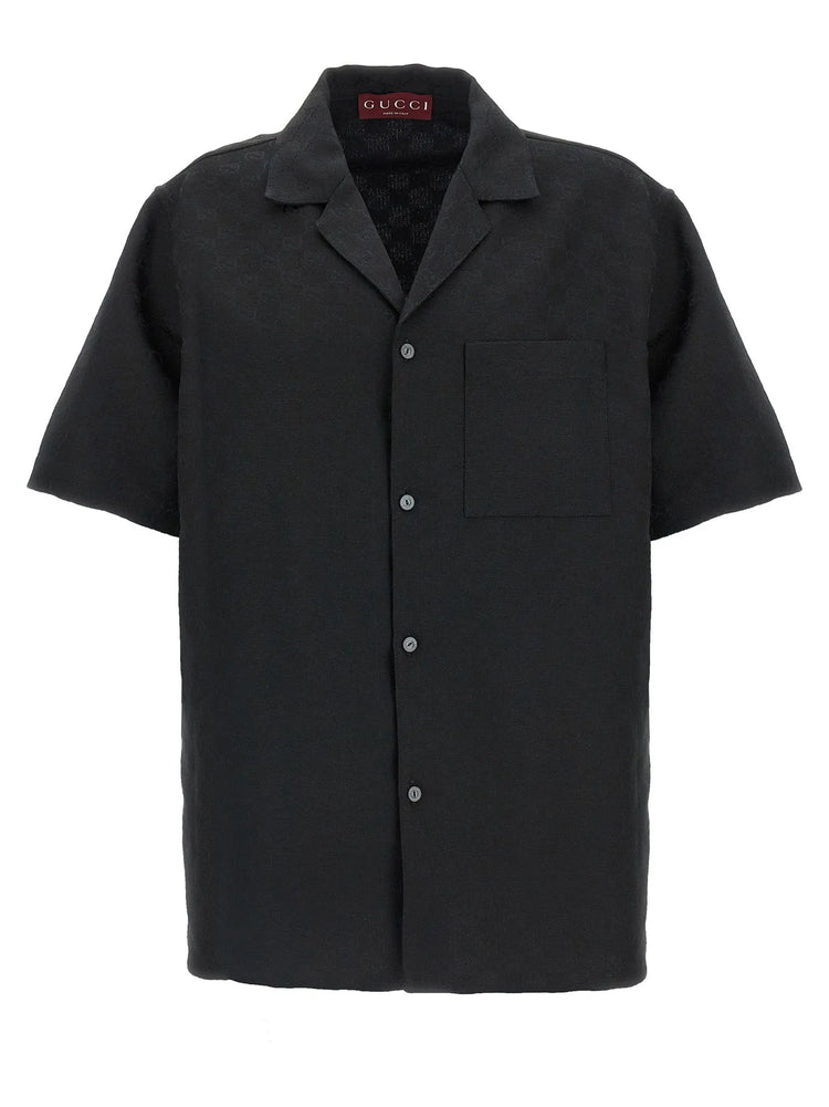 Gucci Black Linen Blouse Gucci