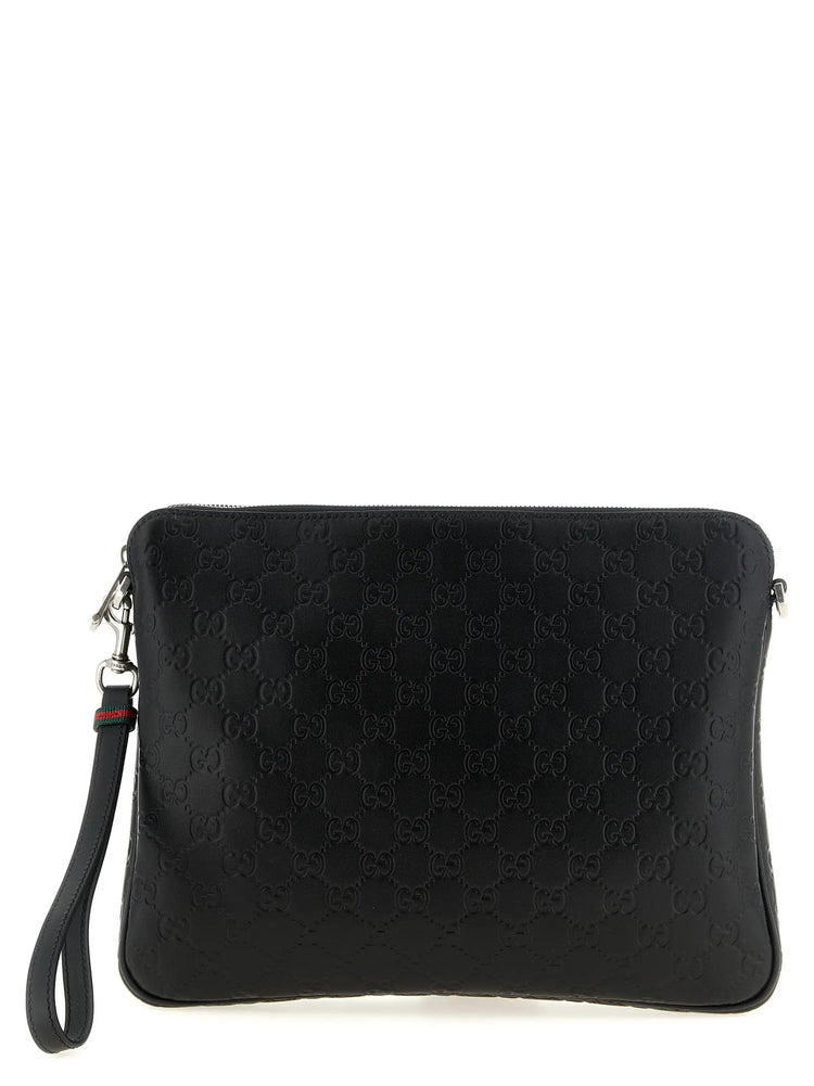 Gucci Black Calfskin Crossbody Bag Gucci