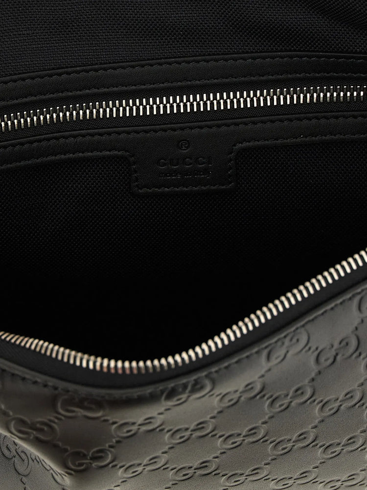Gucci Black Calfskin Crossbody Bag Gucci