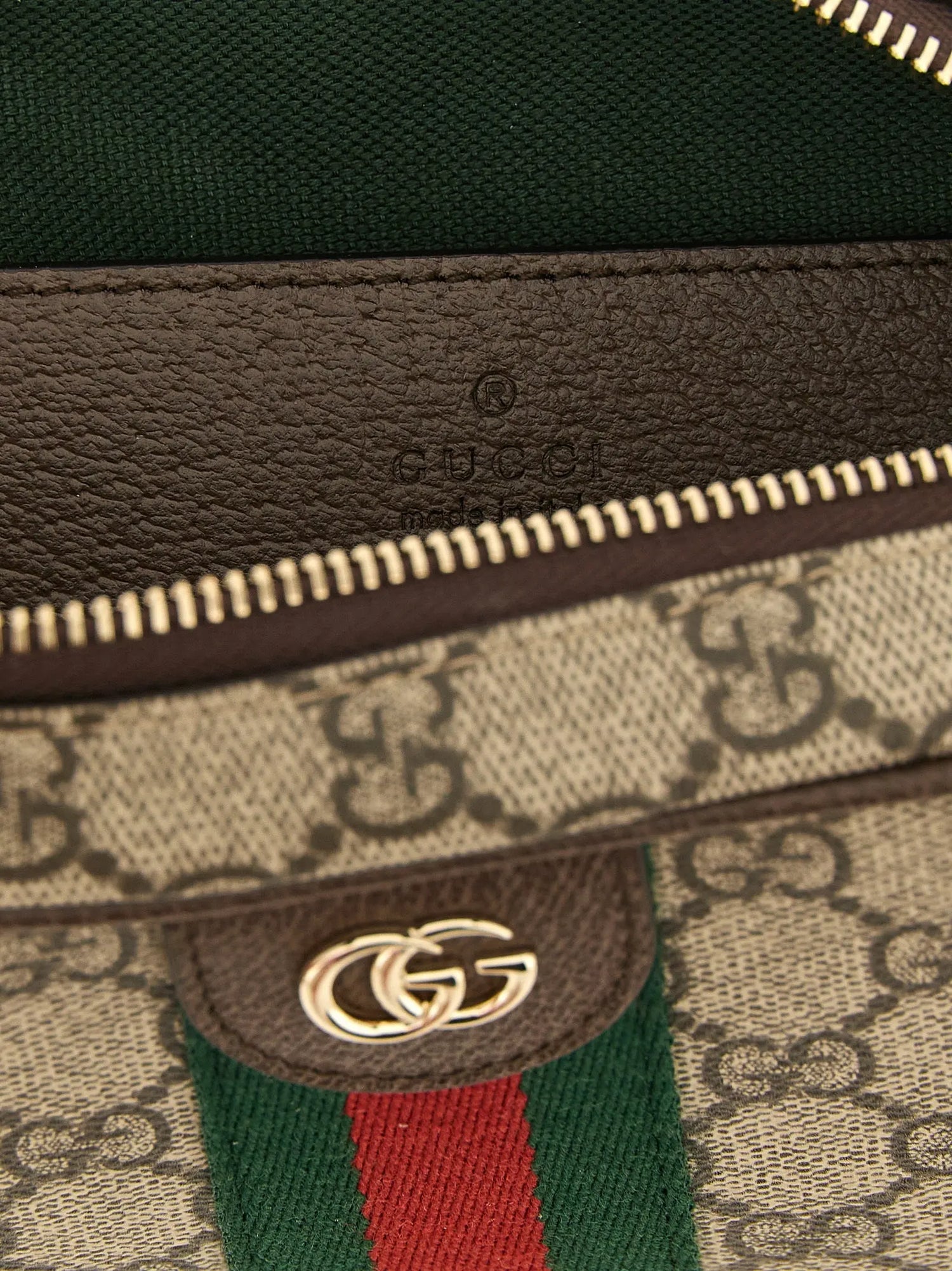 Gucci Brown Polyethylene Crossbody Bag Gucci
