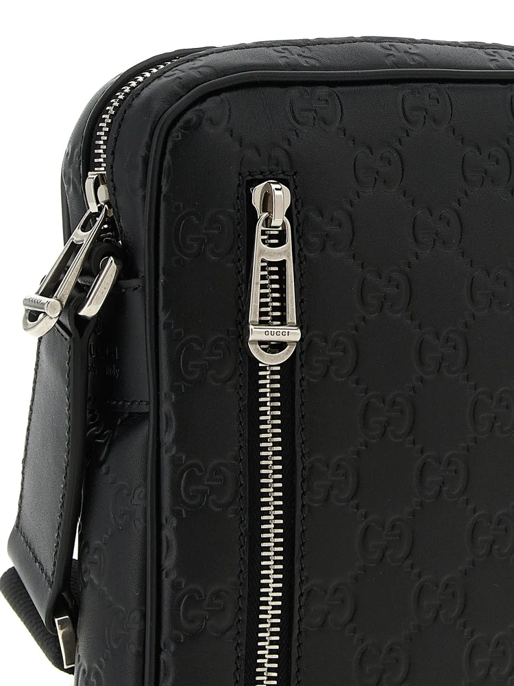Gucci Black Calfskin Crossbody Bag Gucci