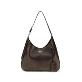 Prada Brown Calf Leather Bos Taurus Shoulder Bag Prada