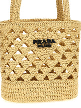 Prada Beige Viscose Handbag Prada