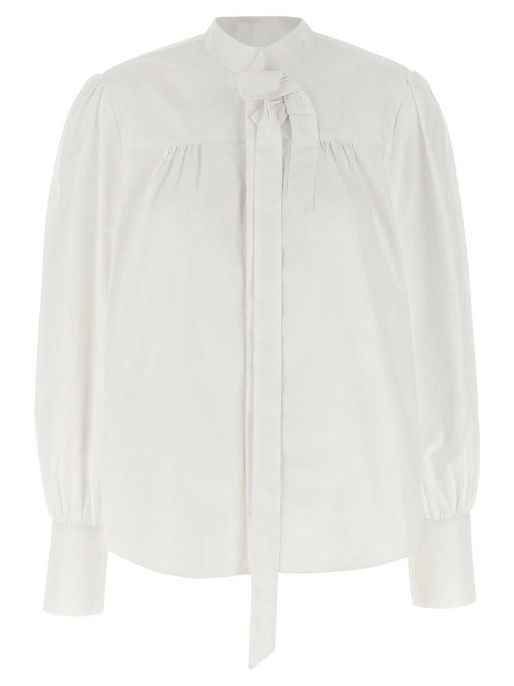 Prada White Cotton Blouse Prada