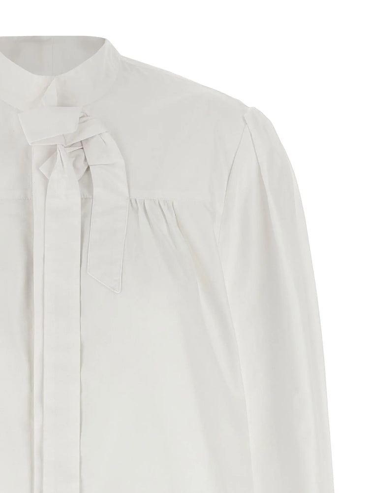 Prada White Cotton Blouse Prada