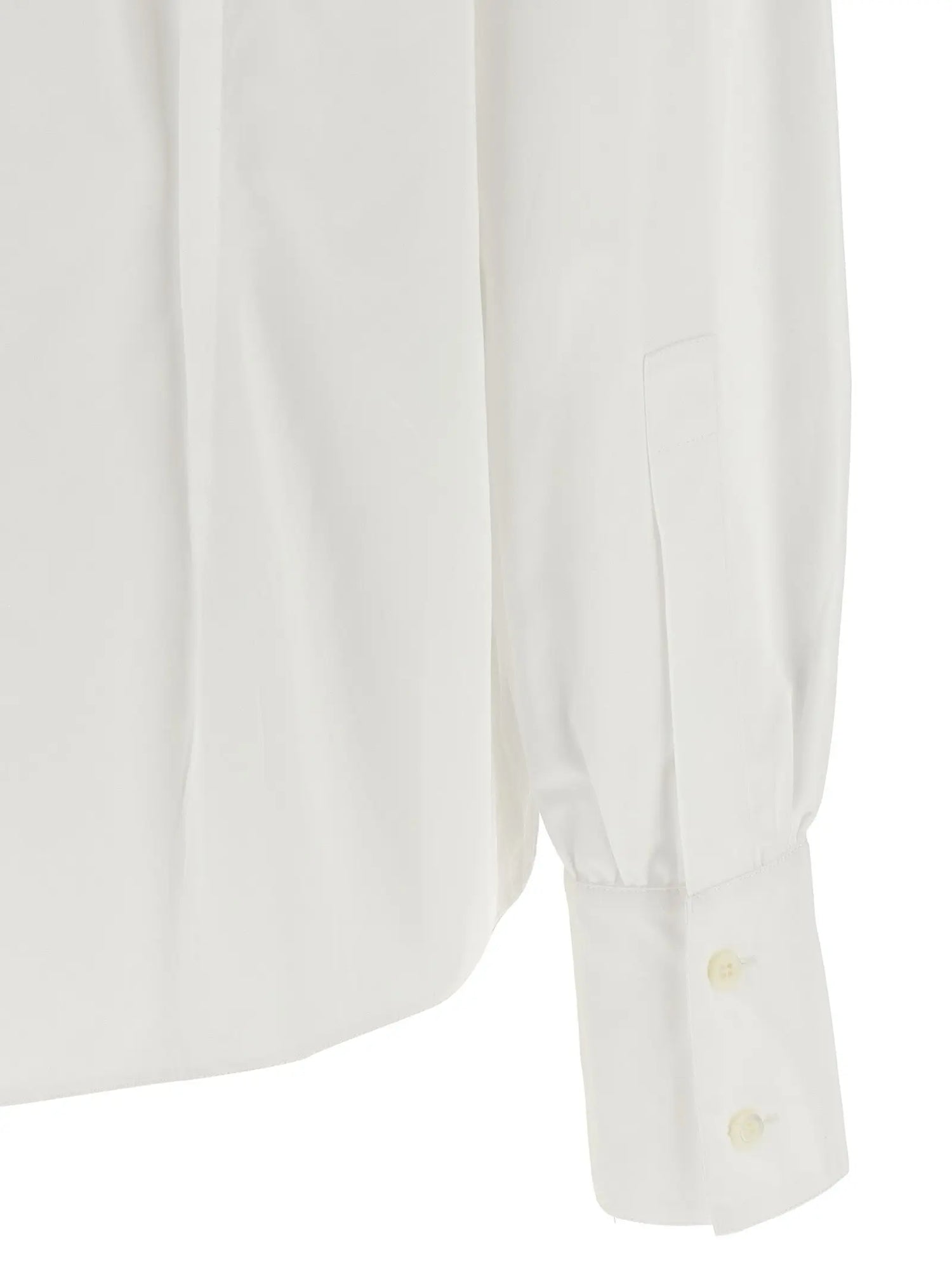 Prada White Cotton Blouse Prada