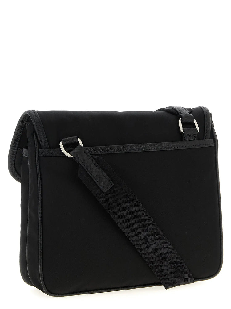 Prada Black Recycled Polyamide Crossbody Bag Prada