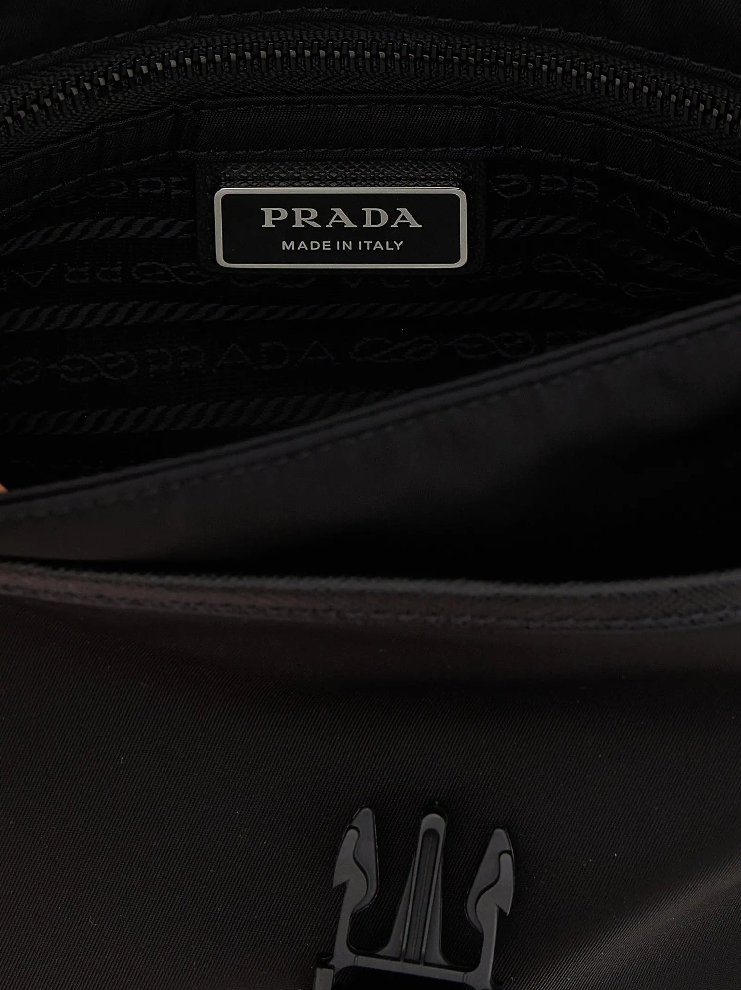 Prada Black Recycled Polyamide Crossbody Bag Prada