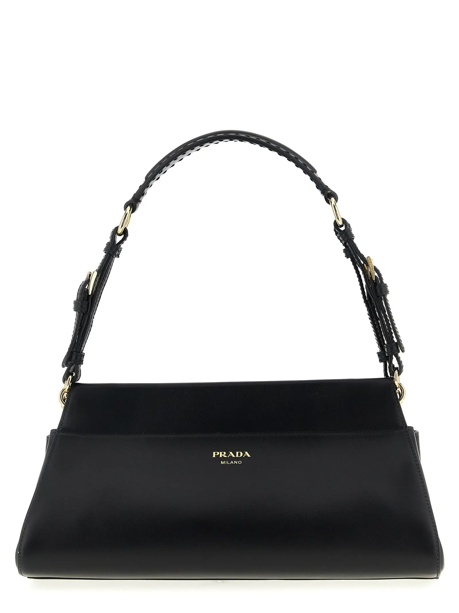 Prada Black Calfskin Shoulder Bag Prada