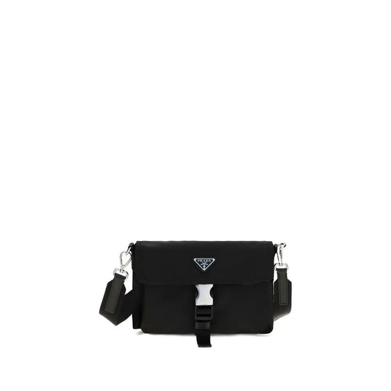 Prada Black Recycled Polyamide Shoulder Bag Prada