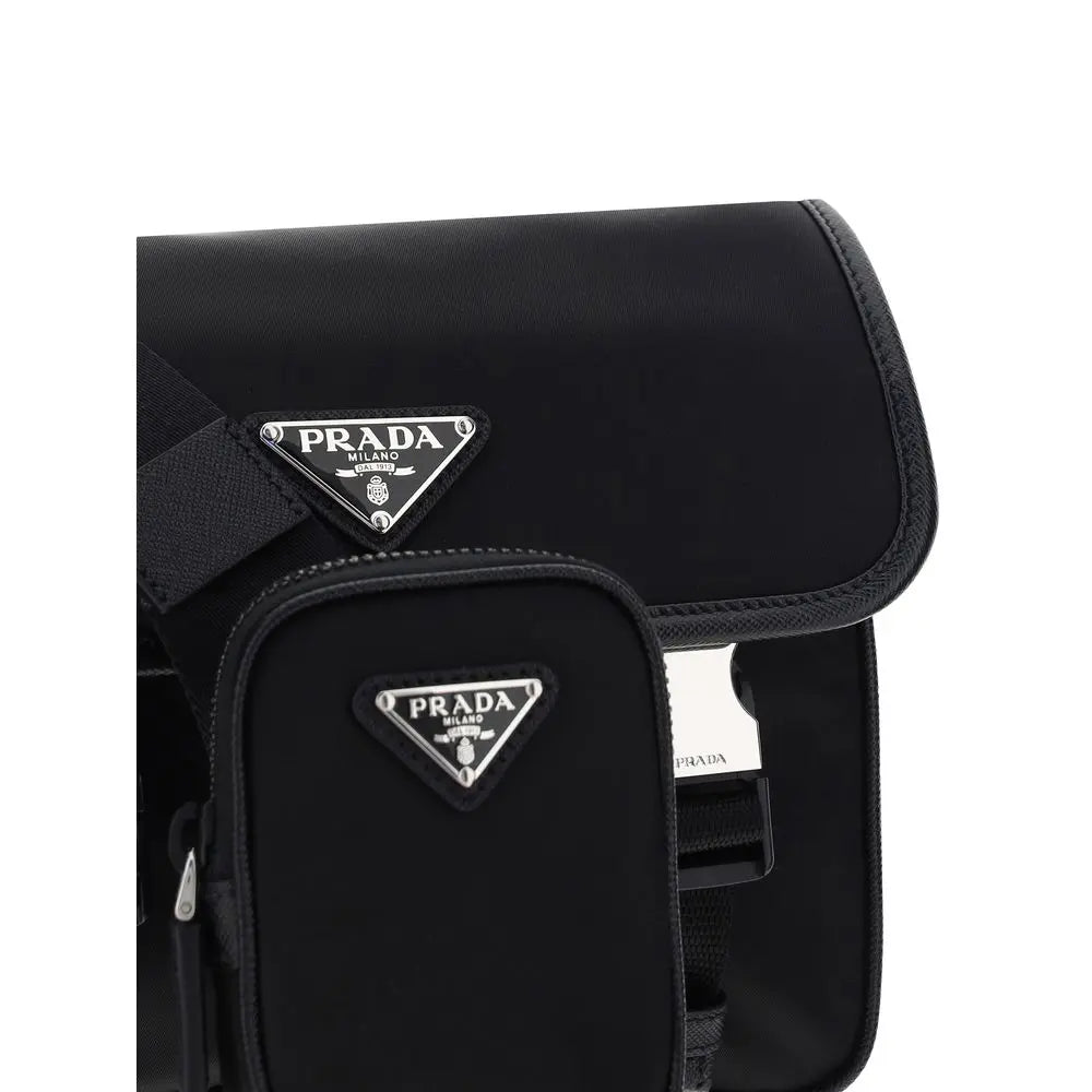 Prada Black Polyamide Shoulder Bag Prada