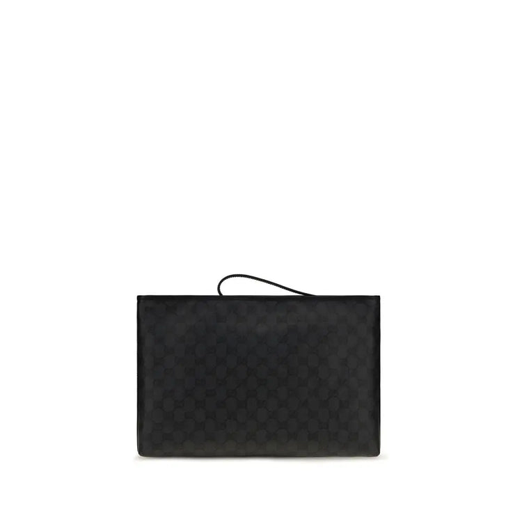 Gucci Black Cotton Shoulder Bag Gucci