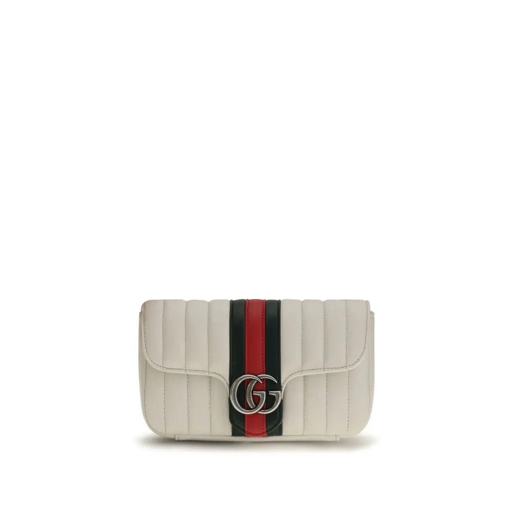 Gucci White Lamb Ovis Aries Shoulder Bag Gucci
