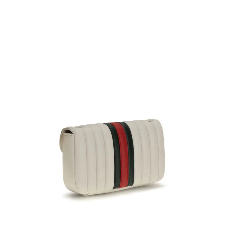 Gucci White Lamb Ovis Aries Shoulder Bag Gucci