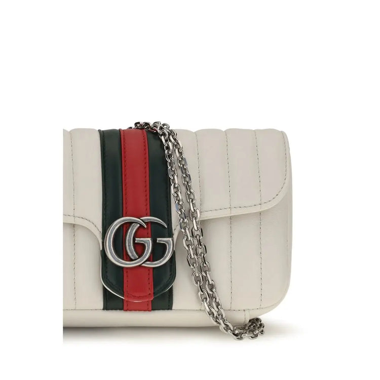 Gucci White Lamb Ovis Aries Shoulder Bag Gucci