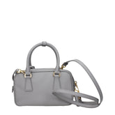 Prada Gray Leather Handbag Prada