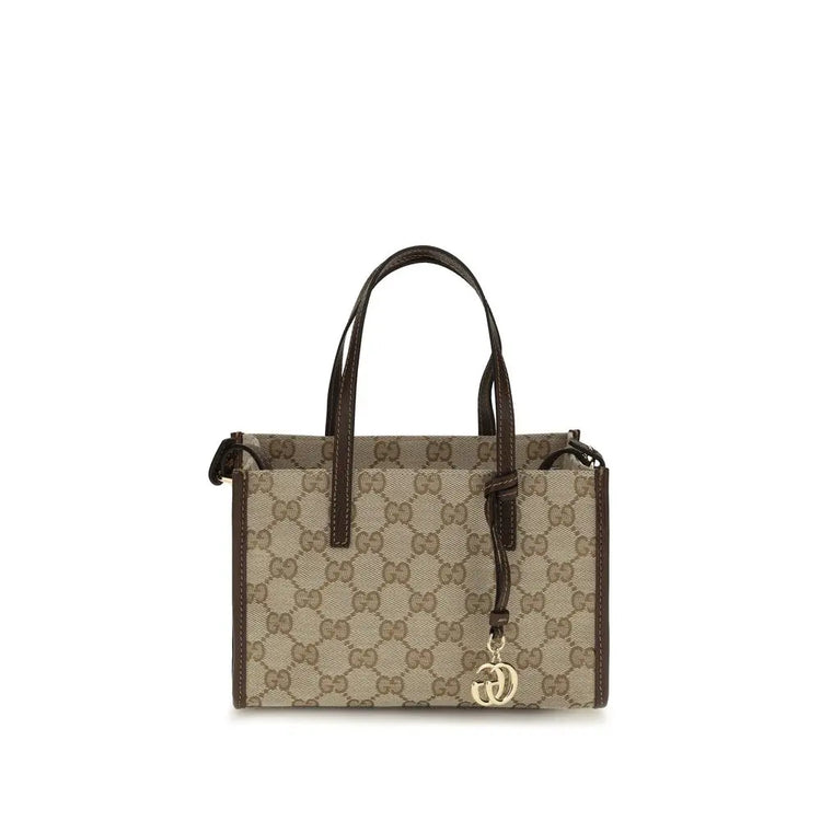 Gucci Beige Cotton Shoulder Bag Gucci