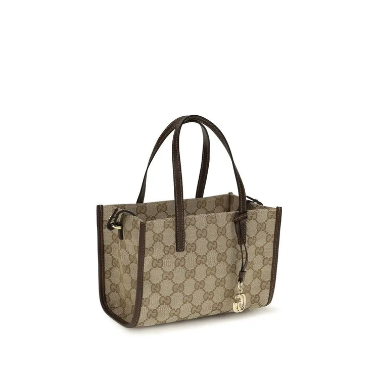 Gucci Beige Cotton Shoulder Bag Gucci