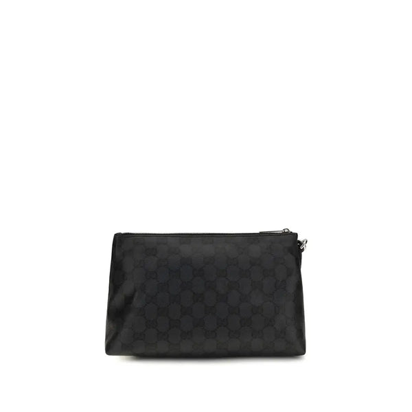 Gucci Black Cotton Clutch Bag Gucci