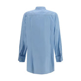 Prada Blue Cotton Dress Shirt Prada