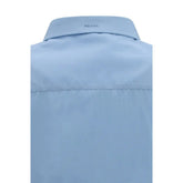 Prada Blue Cotton Dress Shirt Prada