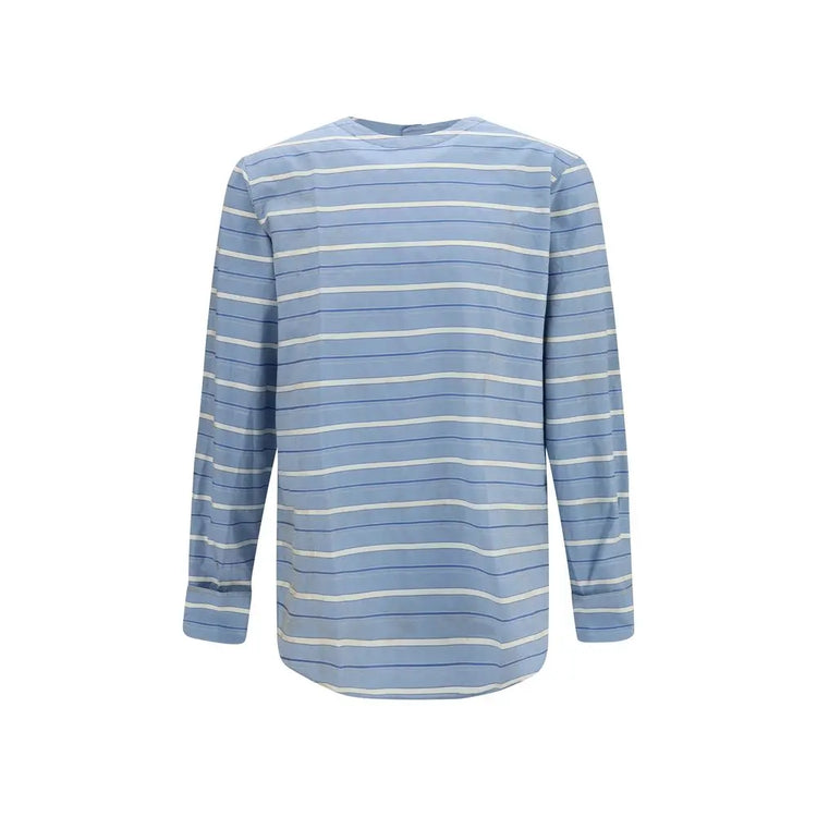 Prada Blue Cotton Shirt Prada