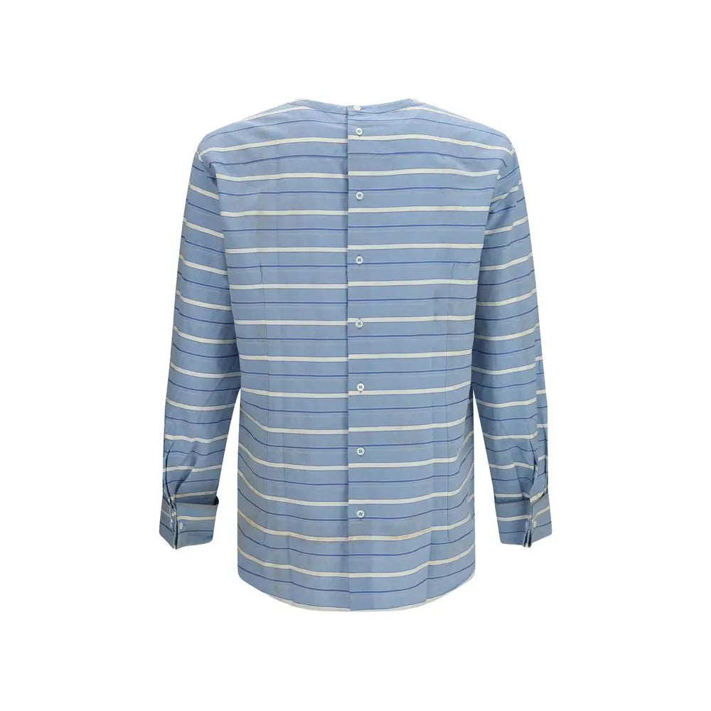 Prada Blue Cotton Shirt Prada