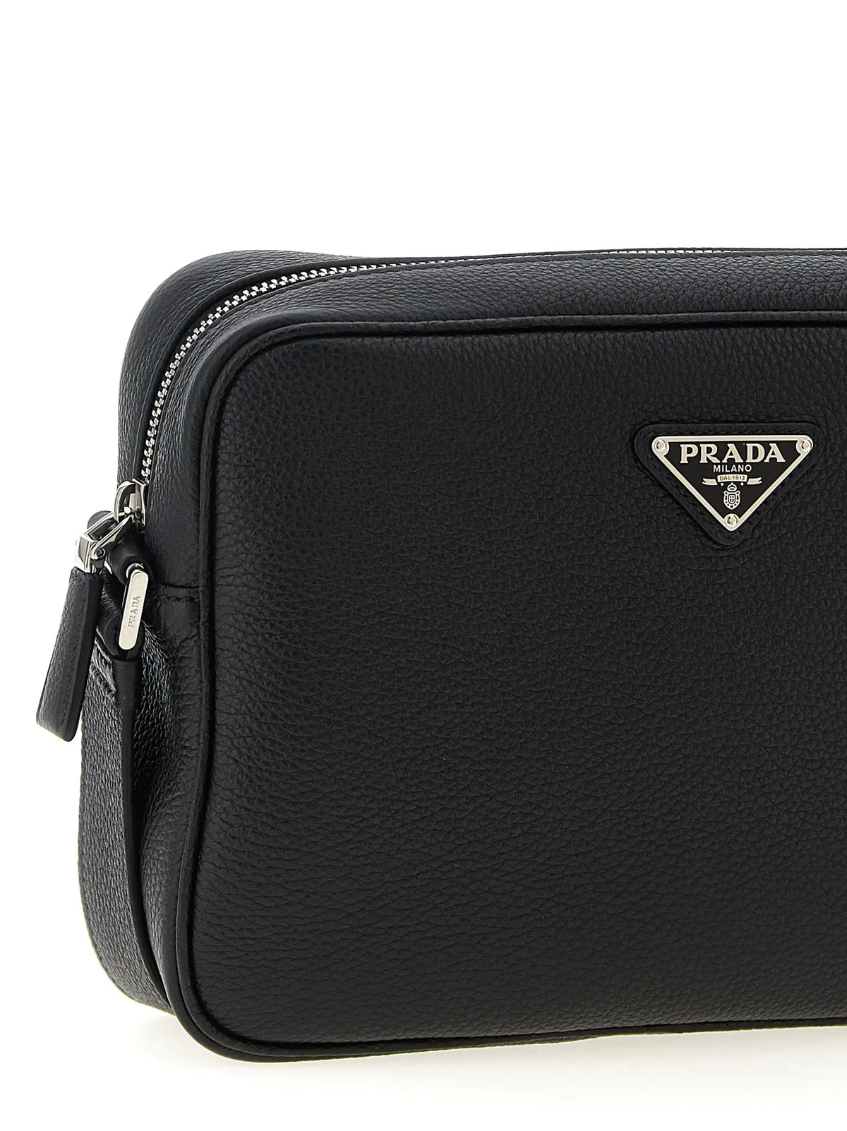 Prada Black Calfskin Crossbody Bag STYLE SOURCE