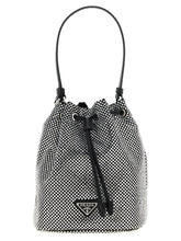 Prada Gray Viscose Handbag Prada