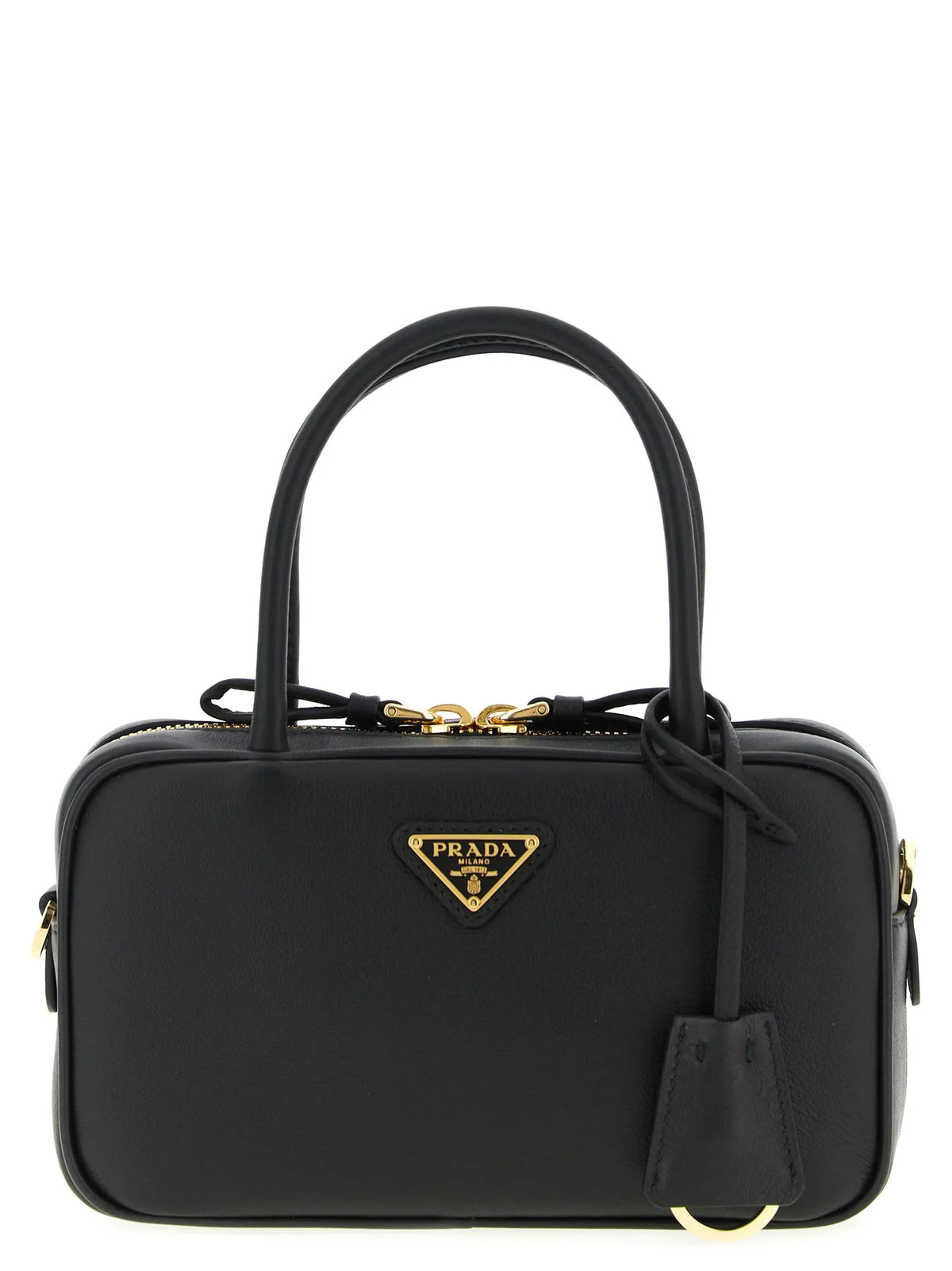 Prada Black Calfskin Handbag Prada