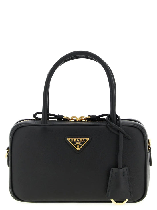 Prada Black Calfskin Handbag Prada