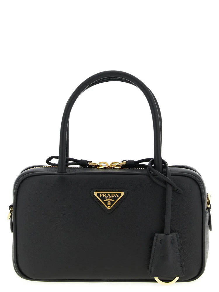 Prada Black Calfskin Handbag Prada