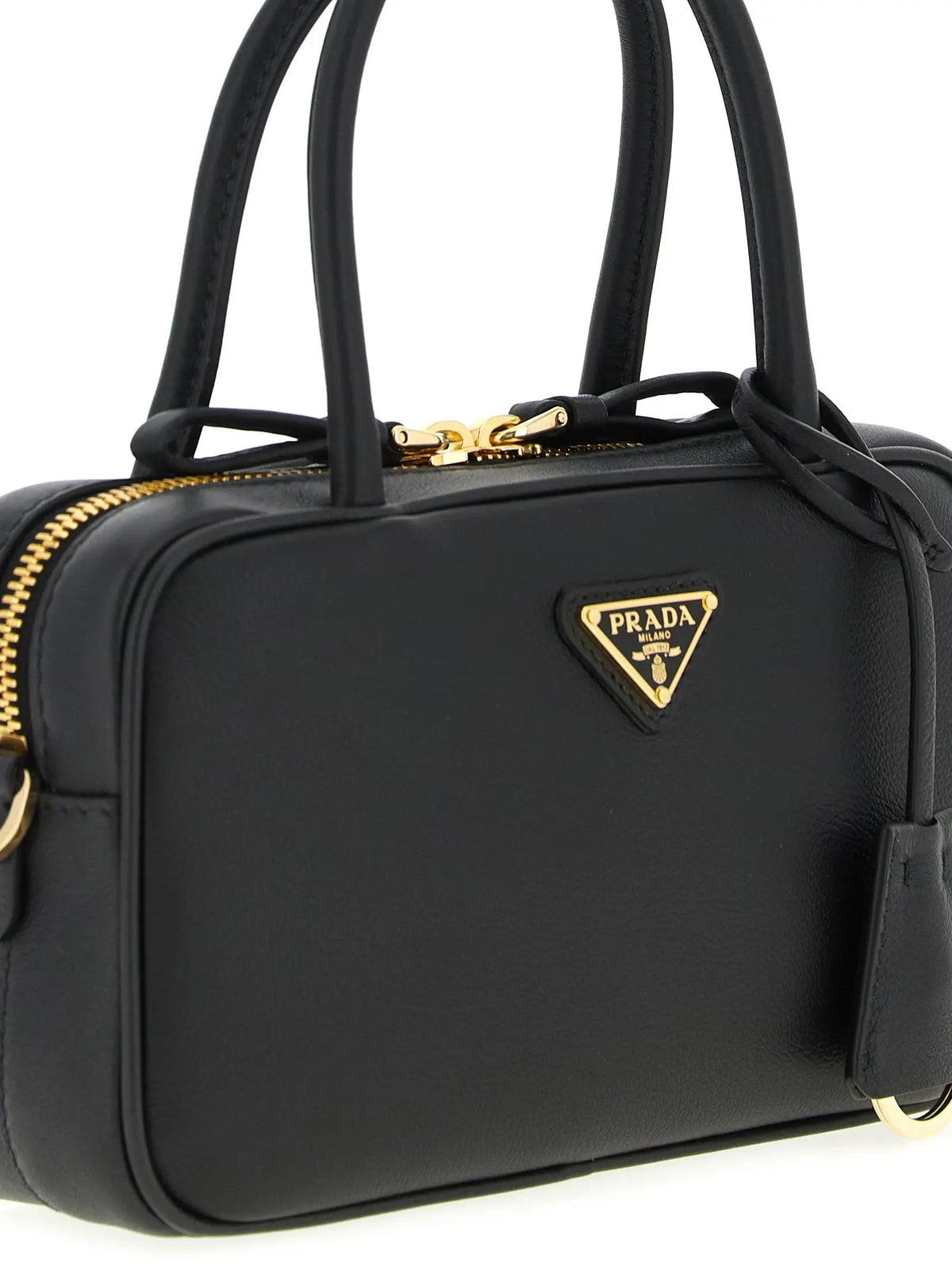 Prada Black Calfskin Handbag Prada