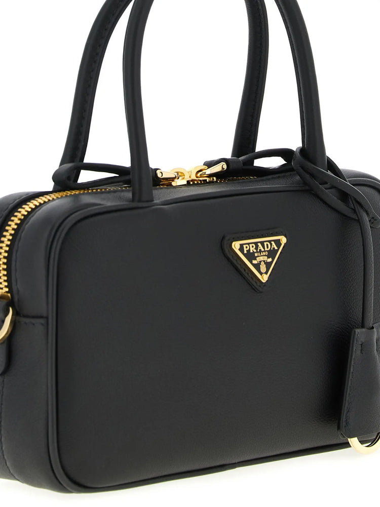 Prada Black Calfskin Handbag Prada