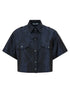 Prada Blue Silk Blouse Prada