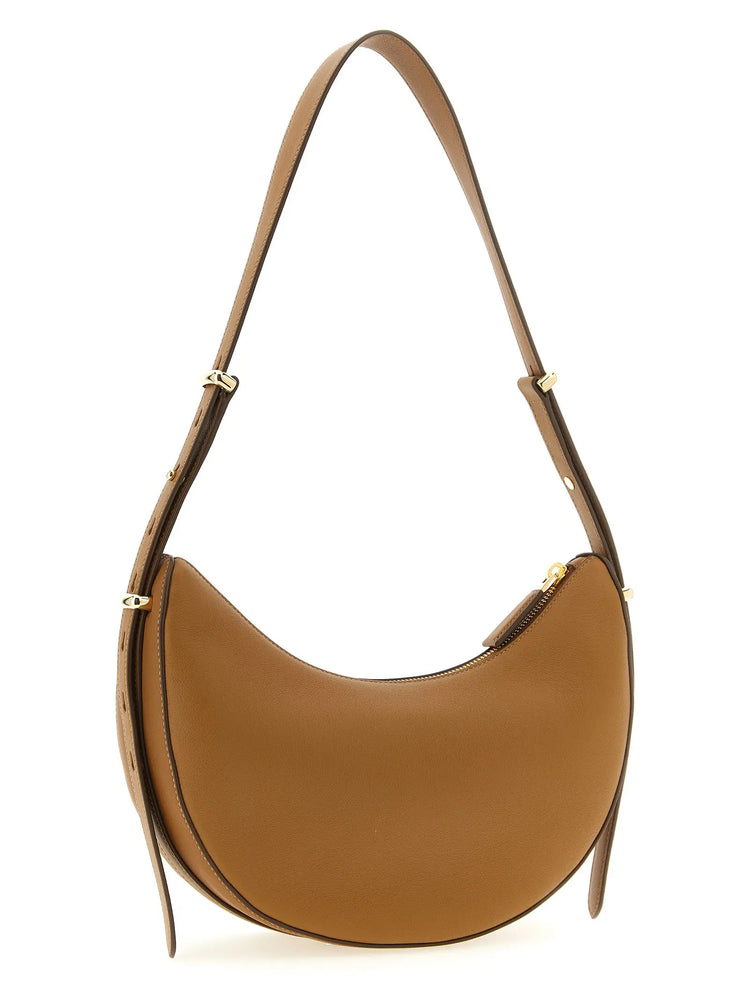 Prada Brown Calfskin Shoulder Bag Prada