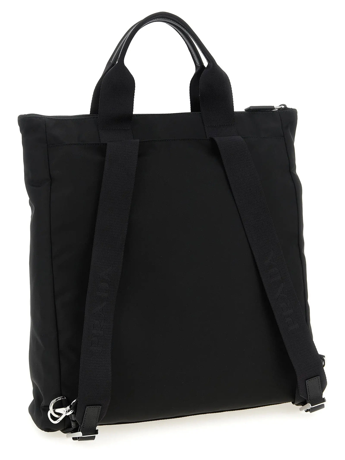 Prada Black Recycled Polyamide Tote Bag Prada
