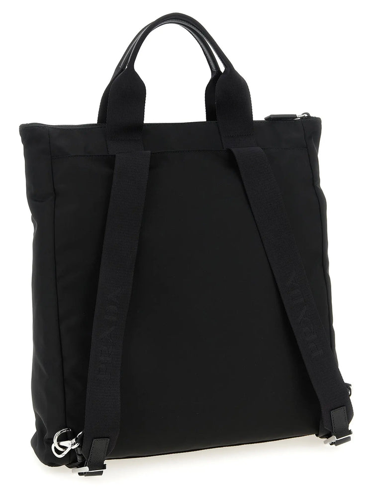Prada Black Recycled Polyamide Tote Bag Prada