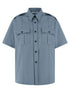 Prada Blue Cotton Blouse Prada