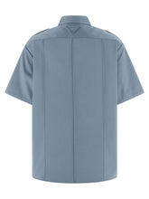 Prada Blue Cotton Blouse Prada