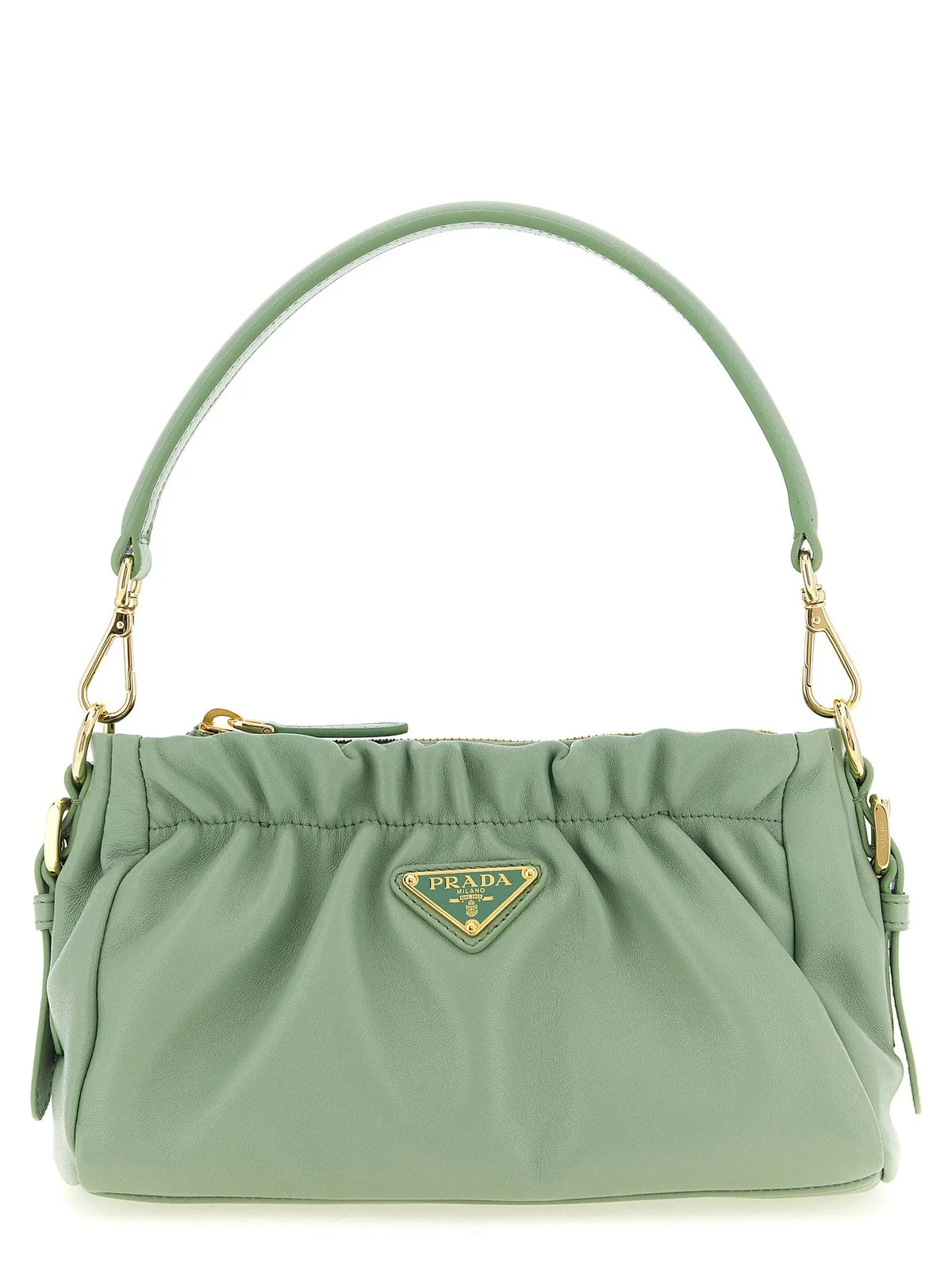 Prada Bicolor Lamb Leather Shoulder Bag Prada