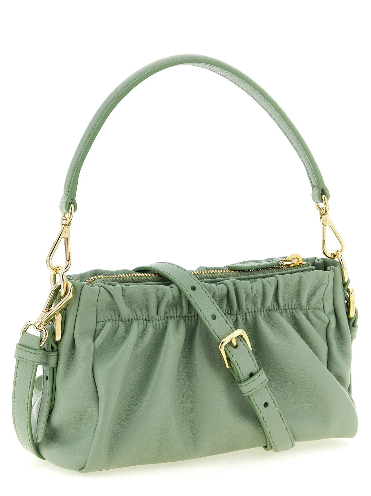 Prada Bicolor Lamb Leather Shoulder Bag Prada