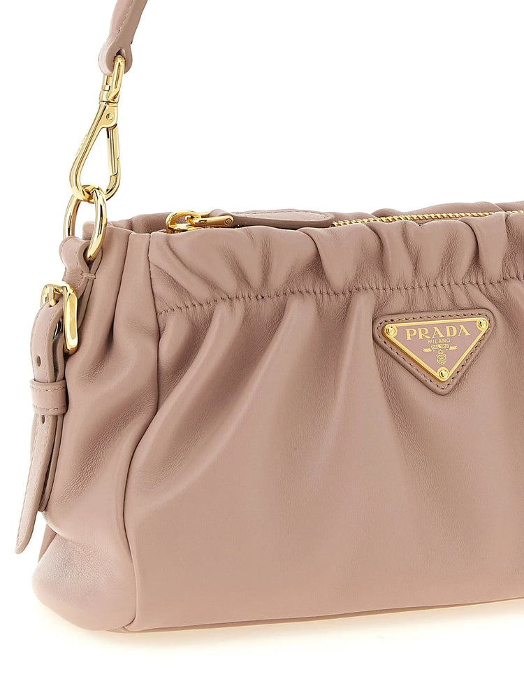 Prada Multicolor Lamb Leather Shoulder Bag Prada