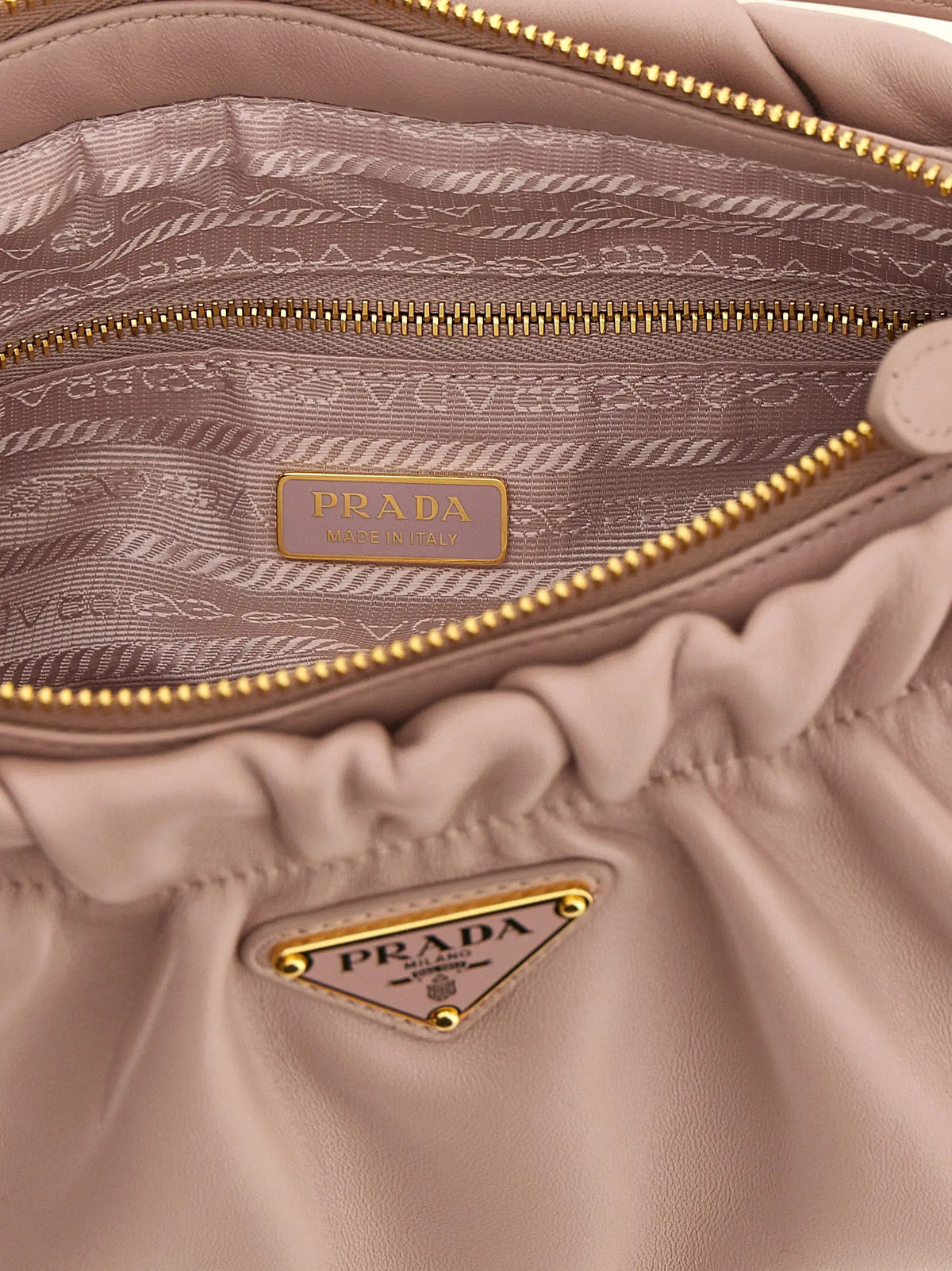 Prada Multicolor Lamb Leather Shoulder Bag Prada