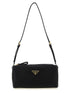 Prada Black Viscose Shoulder Bag Prada