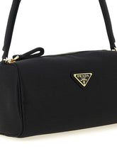 Prada Black Viscose Shoulder Bag Prada