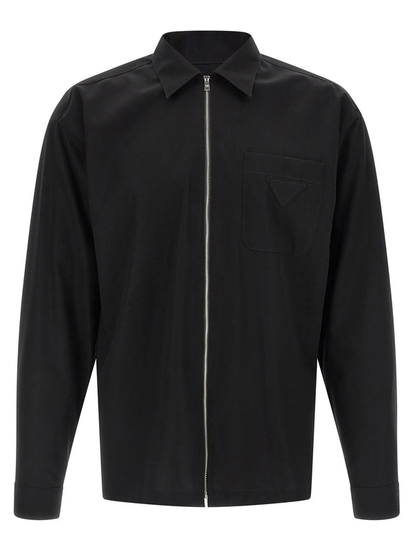 Prada Black Cotton Blouse Prada