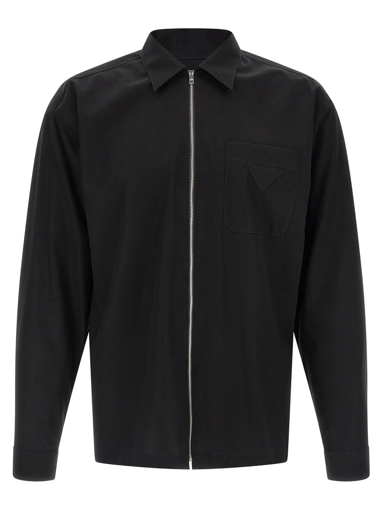 Prada Black Cotton Blouse Prada