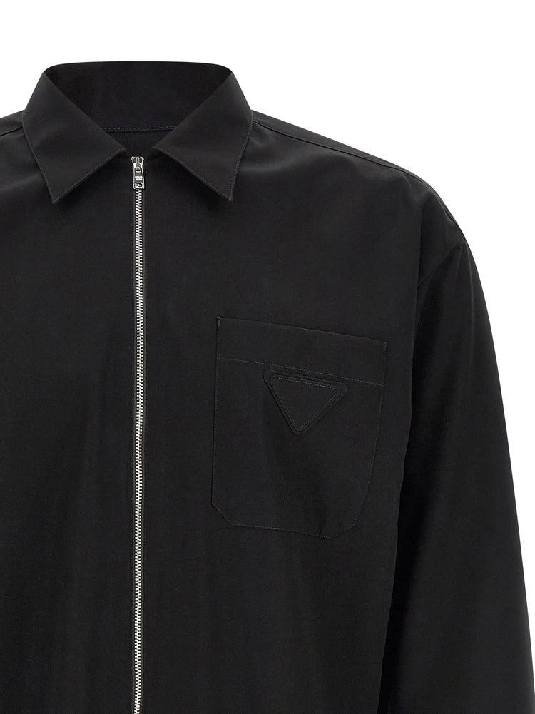 Prada Black Cotton Blouse Prada
